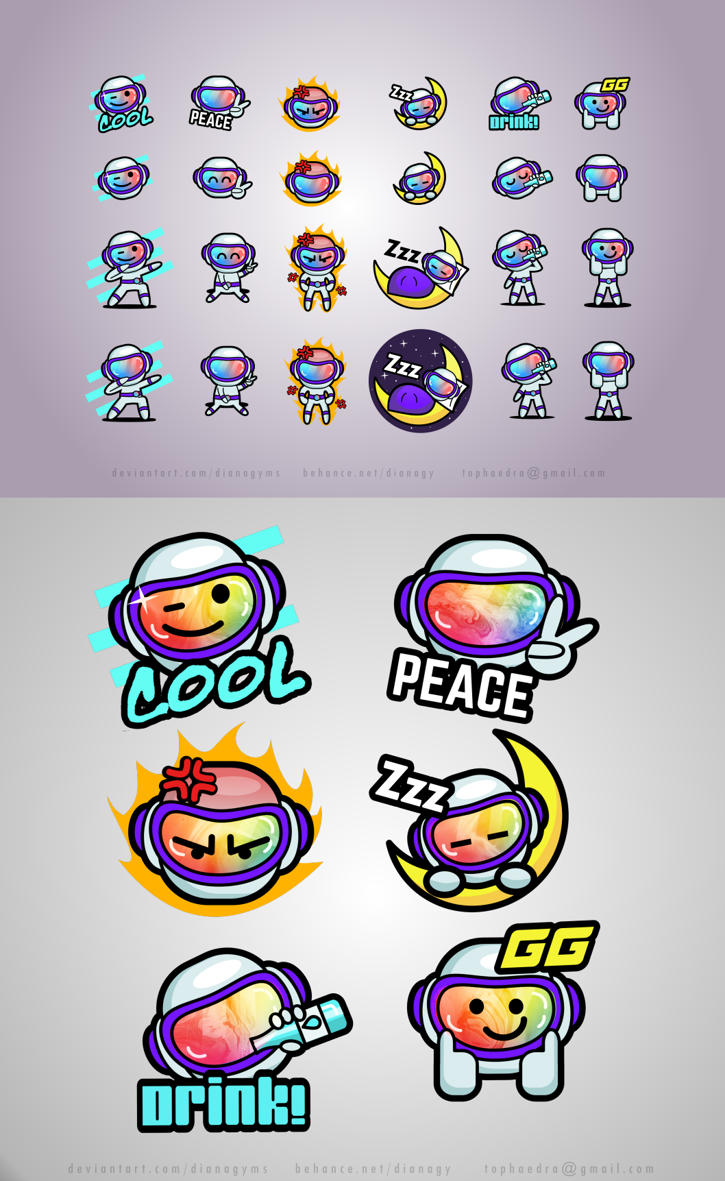 Twitch Emotes & Badges on Behance