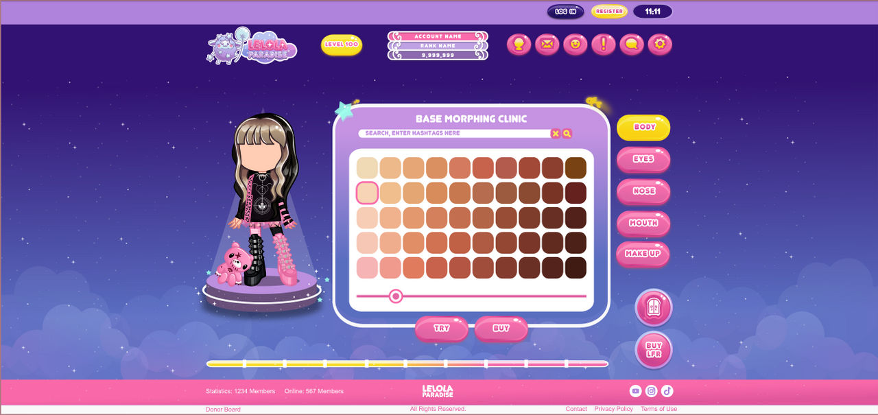 Character Creator Ui Concept by DianaGyms on DeviantArt