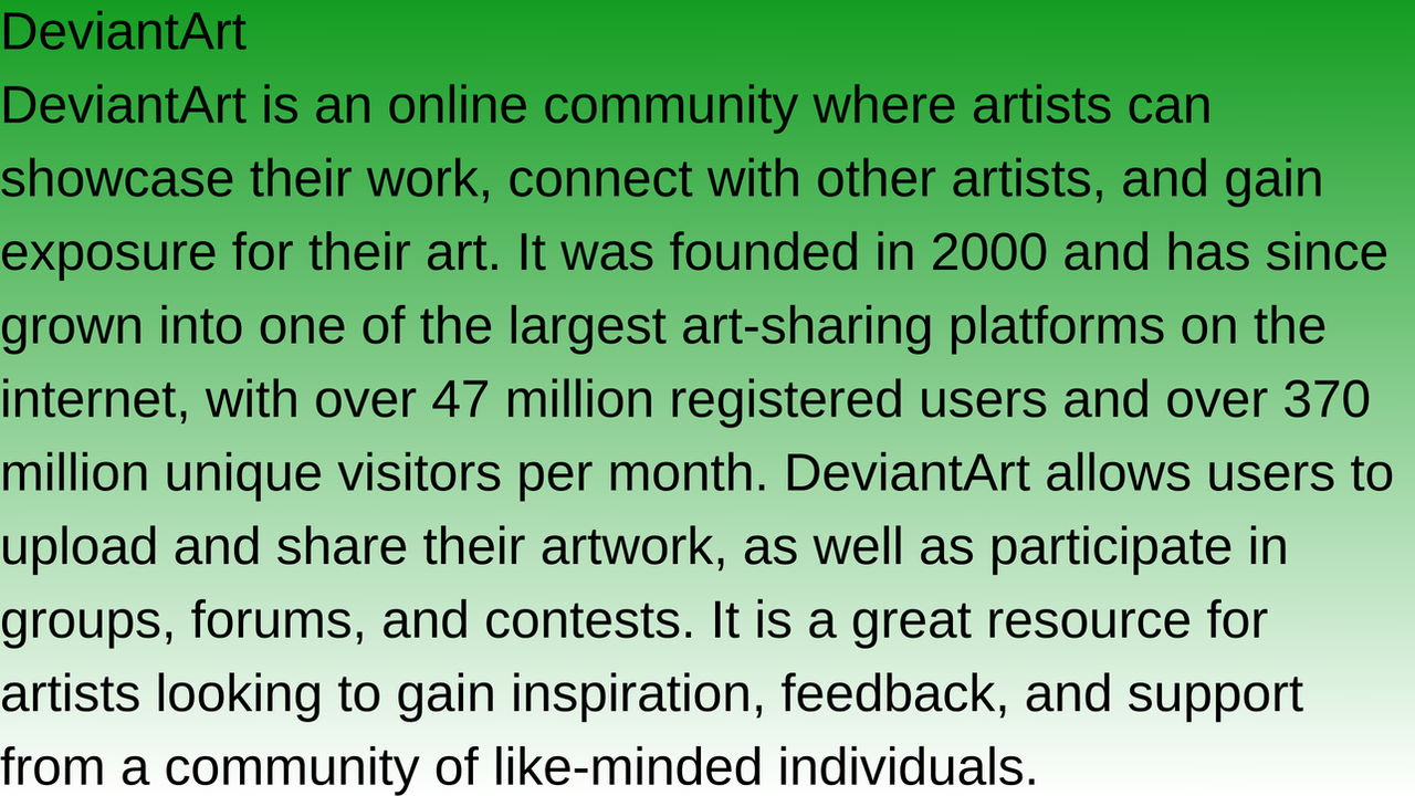 Deviantart Definition DeviantArt by WindowsVista6000 on DeviantArt