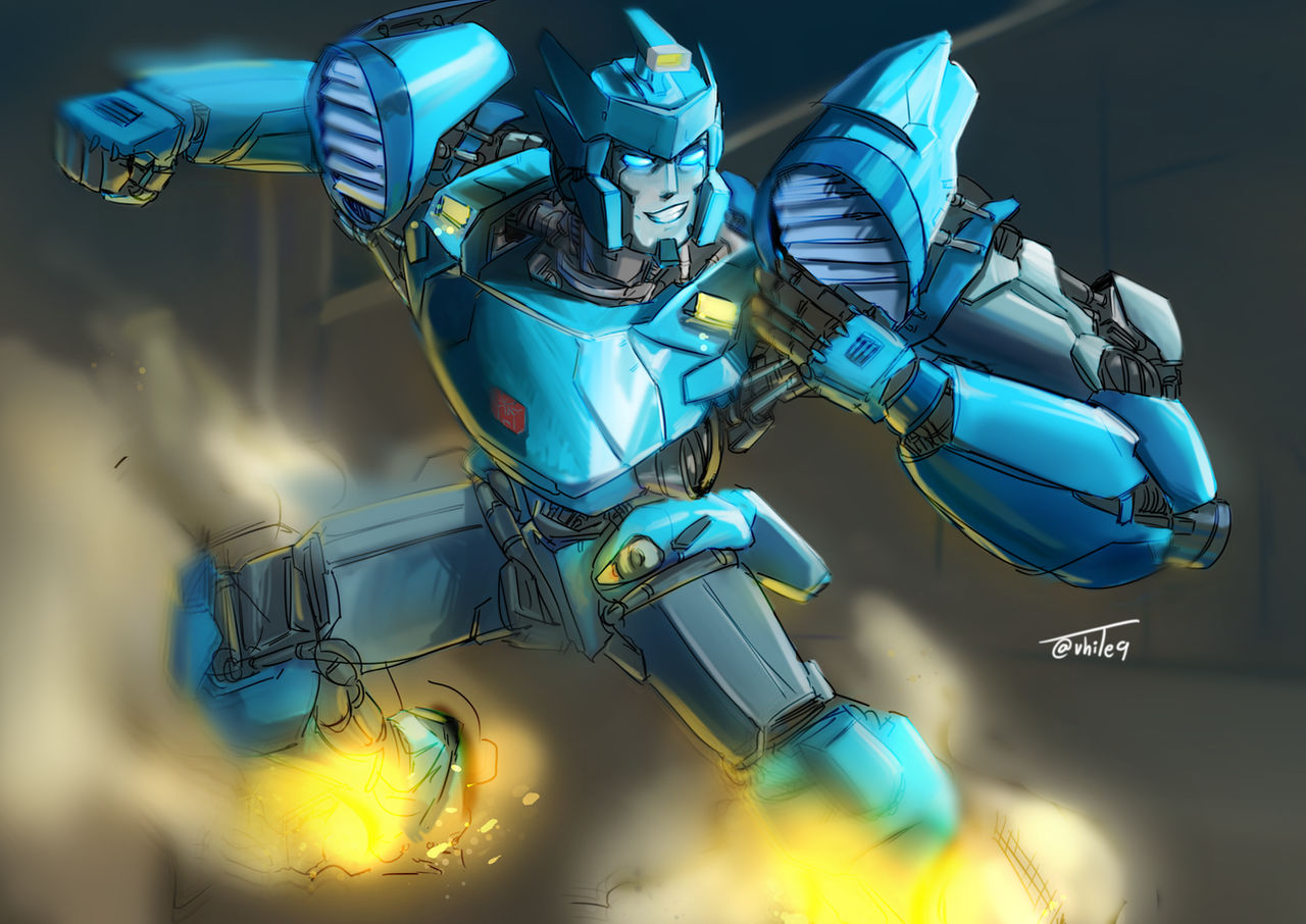 Transformer Speedstream = The Blue Speedster = by Vhite9 on DeviantArt