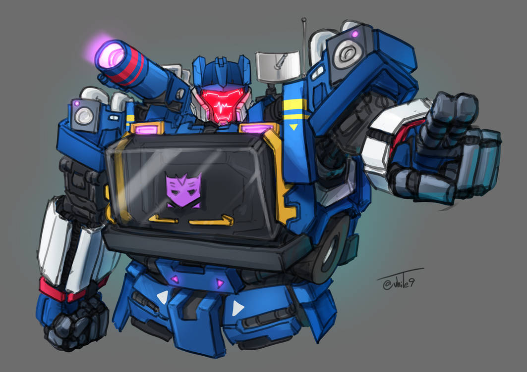 = Sketch: Soundwave = by Vhite9 on DeviantArt
