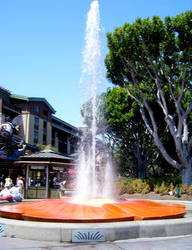 Downtown Disney Water Fountain