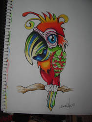 Cartoon Parrot