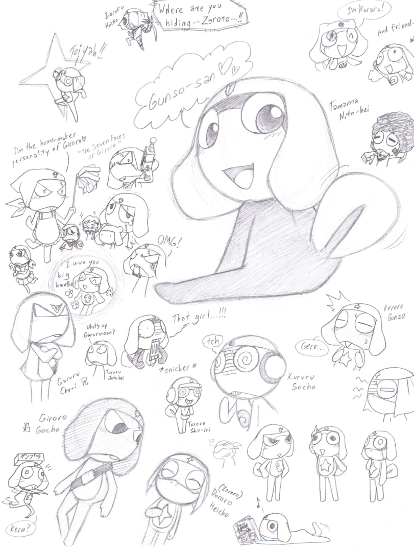 Keroro Doodles