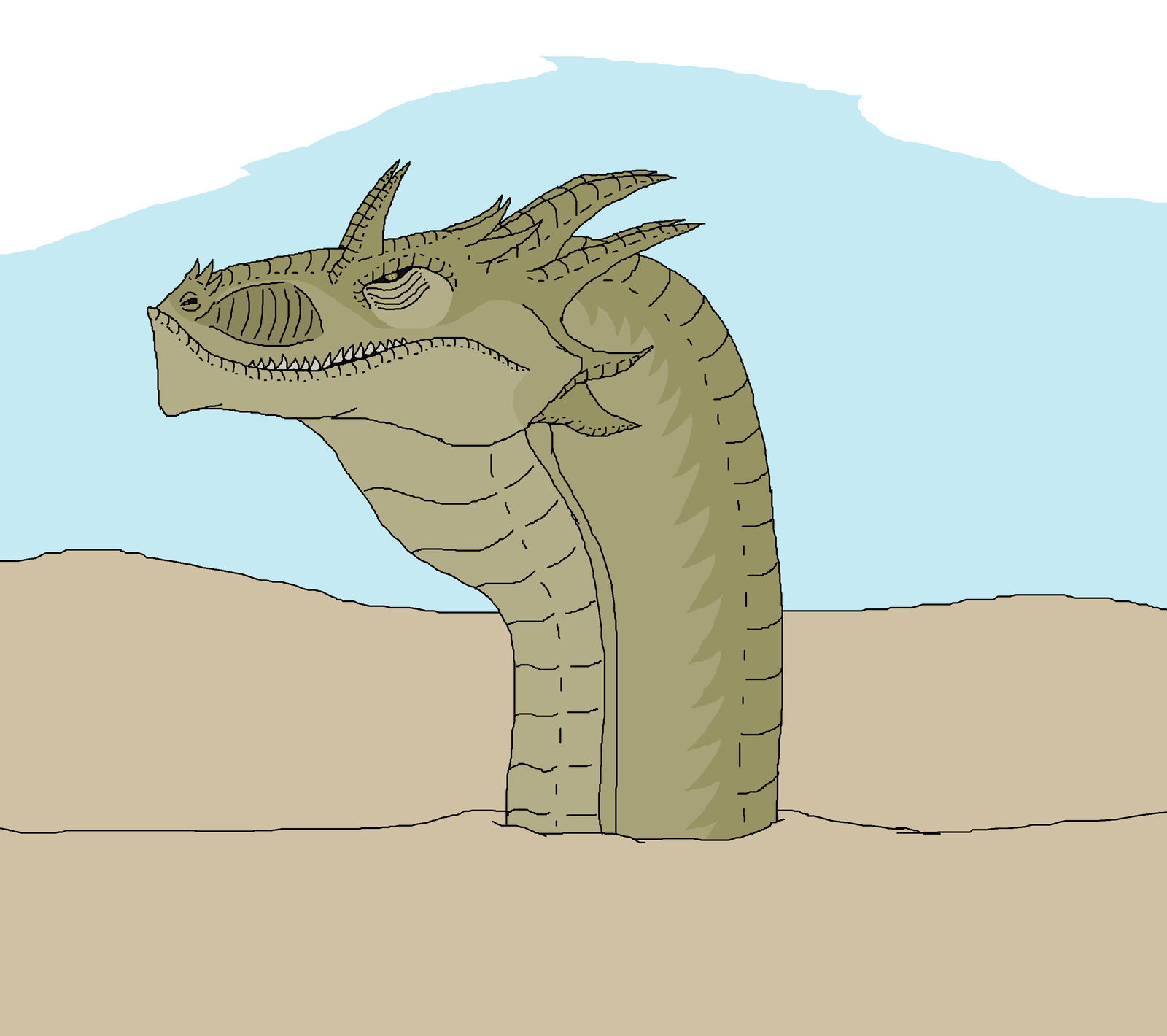 Sand Serpent by Redspets on DeviantArt