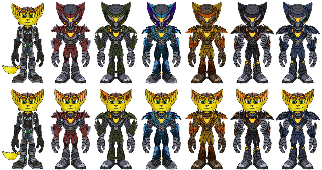 Ratchet (deadlocked version) player 1 ver. by iron-dude on DeviantArt