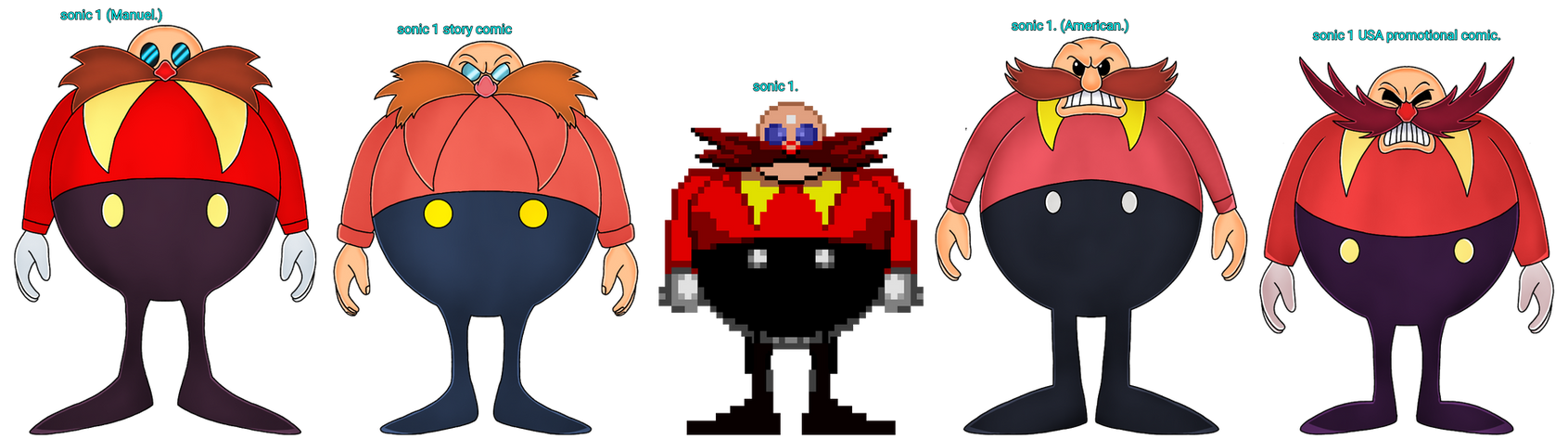 Eggman Incel Dr eggman design evolution 1. by iron-dude on DeviantArt