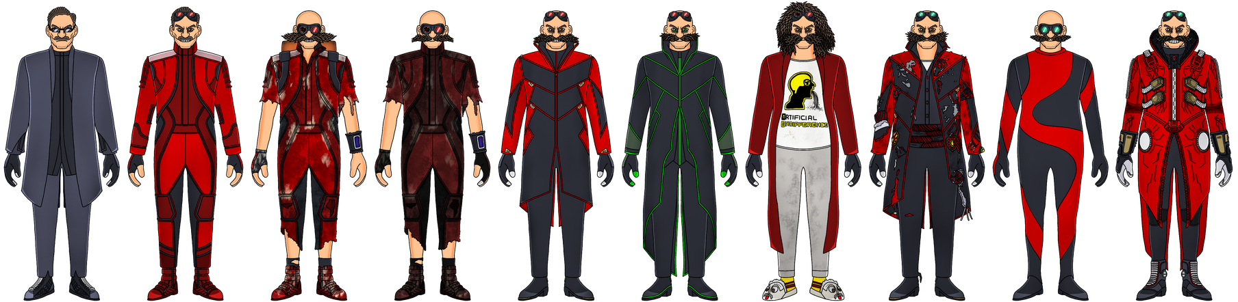 Dr eggman design evolution 21 (accurate ver) by iron-dude on DeviantArt