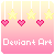 Free Hearts and Stars Pink and Yellow DA Avatar
