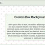 Custom Box Background Light Pink Polka Dots