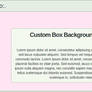 Plain Pink Custom Box Background