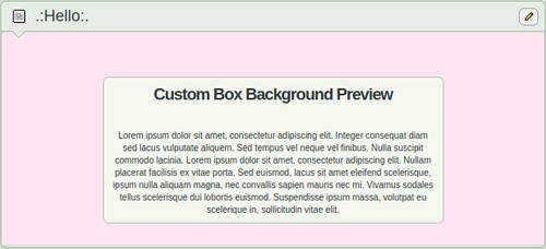 Plain Pink Custom Box Background
