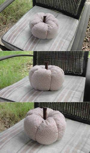 Stuffed Fabric Pumpkins for Fall and Halloween by Sleepy-Stardust