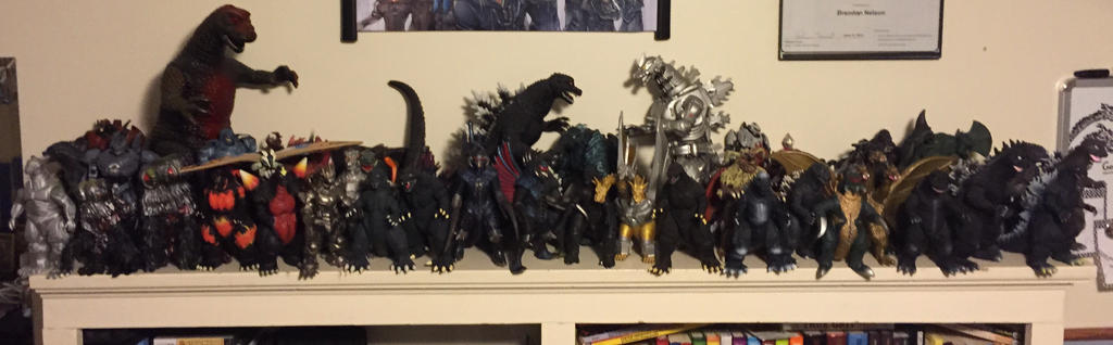 Godzilla Fan Collection Godzilla Collection 5/25/15 by SephirothZilla on DeviantArt