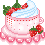 Summer Strawberry Teacup