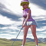 [Fanart] Golfing Peach