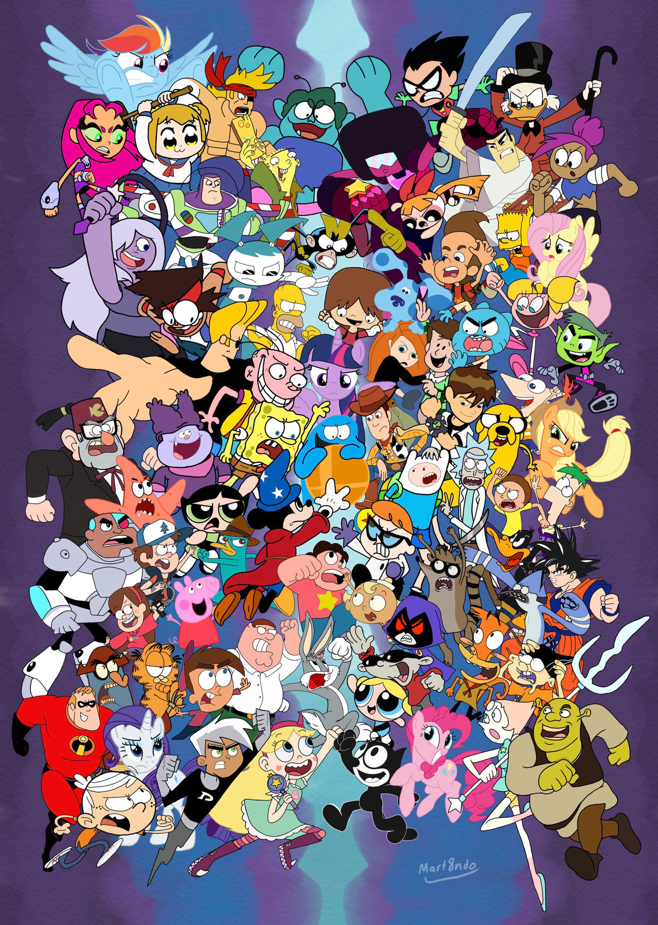 Cartoon Network Fan Art Crossover