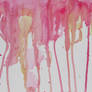 Unrestricted watercolor drips-pink