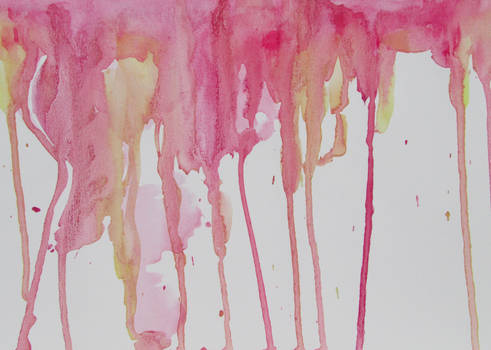 Unrestricted watercolor drips-pink