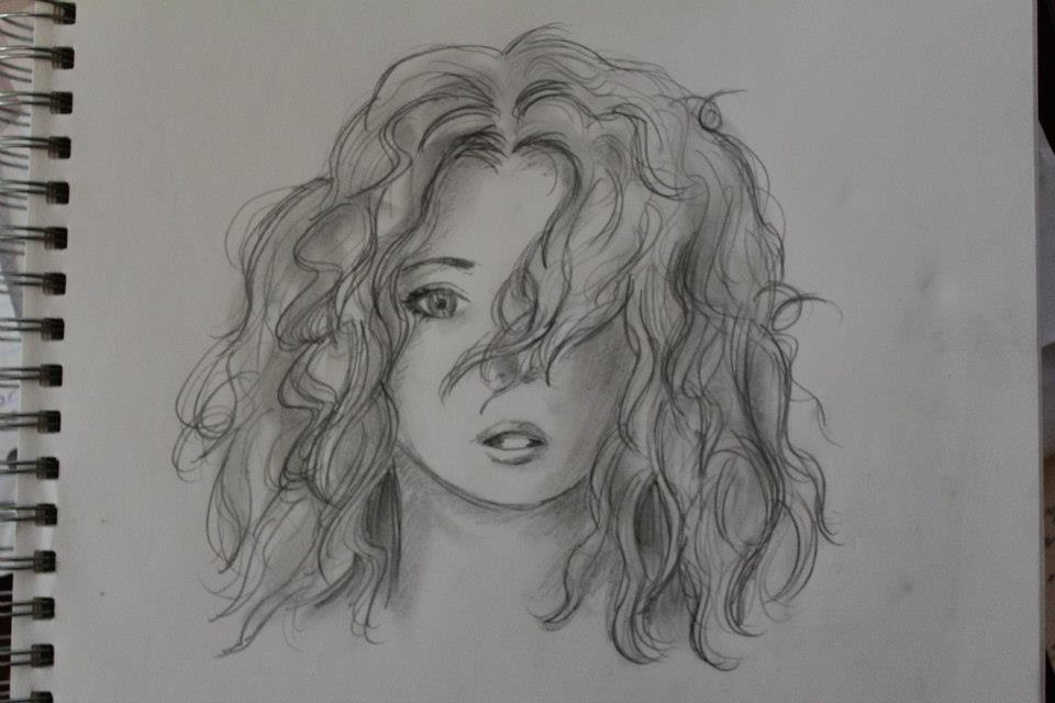 Curly Hair Sketch By Patchesvongore On Deviantart