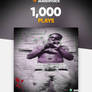 1,000 plays on Audiomack. 