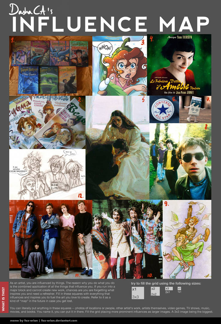 Influence Map by BeyondThePines on DeviantArt