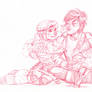 Astrid and Hiccup