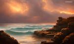 Sunset Shores by ProWallpapers