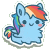 FREE Chubbicon: My Little Bunny Rainbow Dash