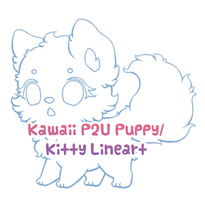 P2U Puppy/Kitty Lineart