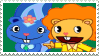 Disco Bear x Petunia - Stamp by mischievousFlaky-plz