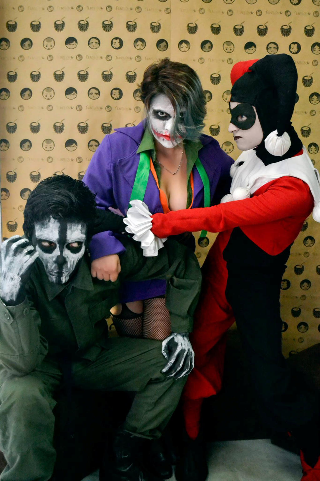 Harley Quinn and Joker (Genderbend)