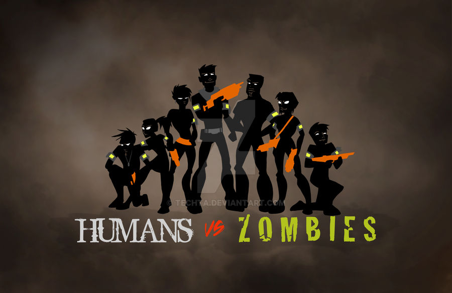 Less Zombies More Humans Humans vs Zombies 1 by Techta on DeviantArt