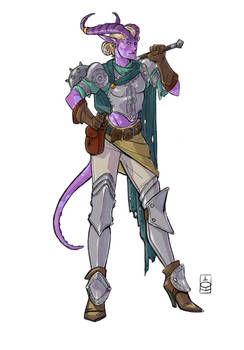 Commission - Tiefling