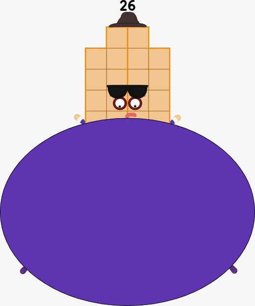 Number Blocks Inflation 2 Numberblocks 26 Inflated by urduboy on DeviantArt