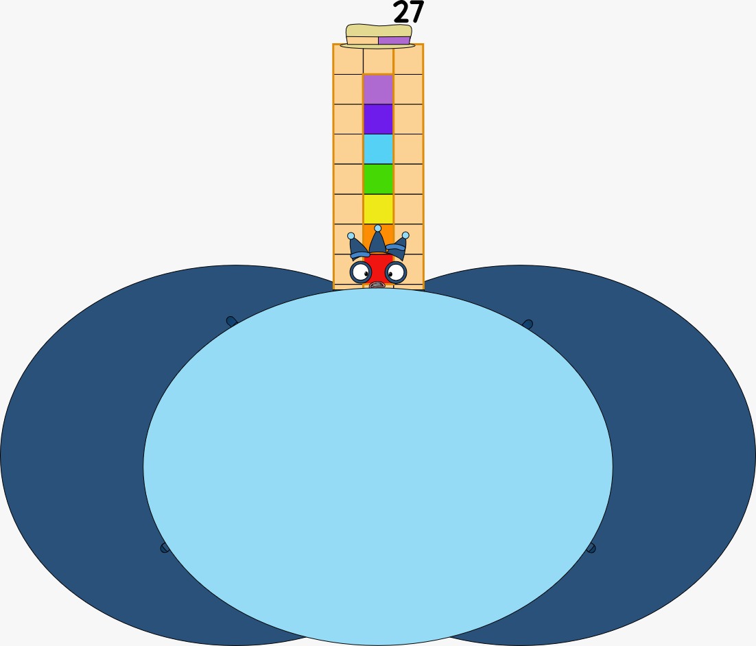 Numberblocks Fanmade 27 Blob Inflated by urduboy on DeviantArt