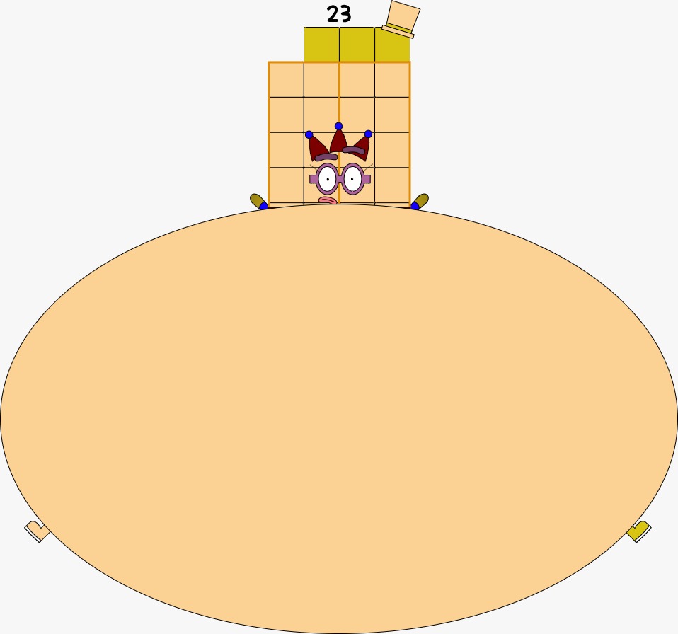 Numberblocks Fanmade 23 Inflated by urduboy on DeviantArt