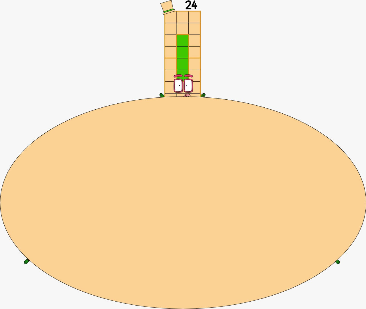 Numberblocks Fanmade 24 Inflated by urduboy on DeviantArt