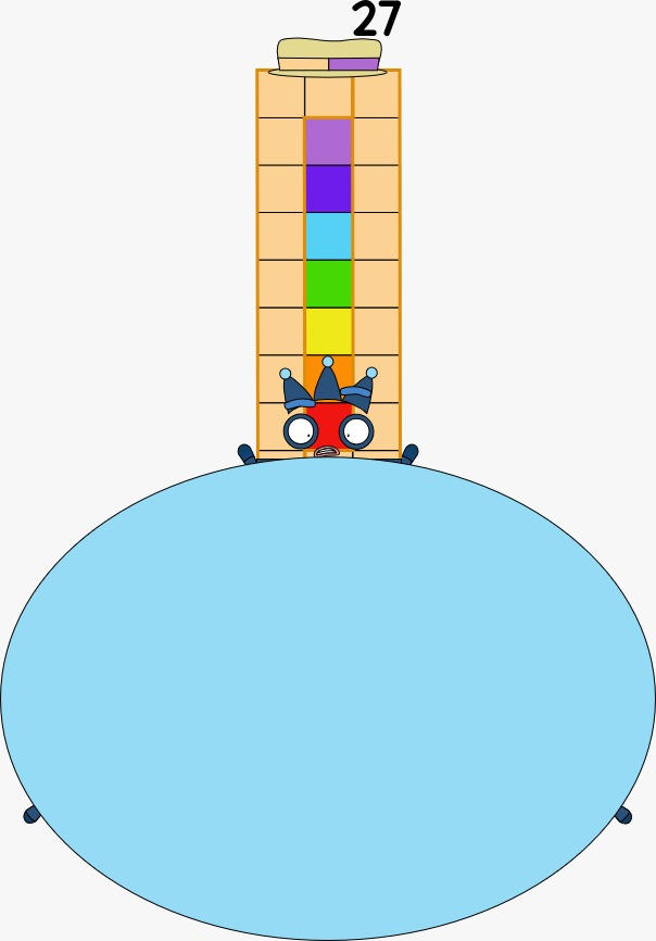 Numberblocks Fanmade 27 Inflated by urduboy on DeviantArt