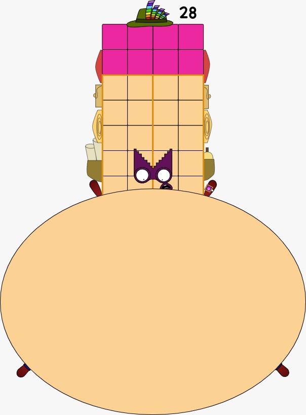 Numberblocks Fanmade 28 Inflated by urduboy on DeviantArt