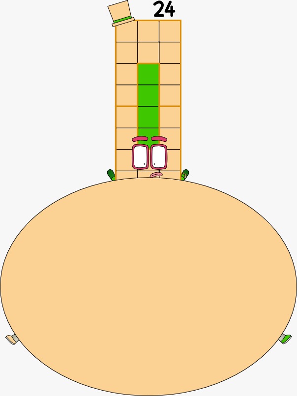 Numberblocks Fanmade 24 Inflated by urduboy on DeviantArt