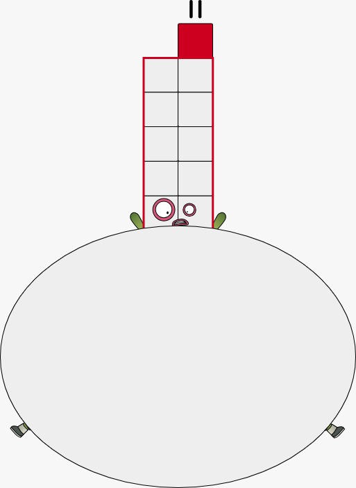 Numberblocks 11 Inflated by urduboy on DeviantArt