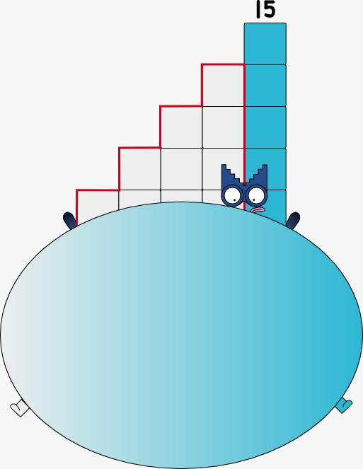 Numberblocks 15 Inflated by urduboy on DeviantArt