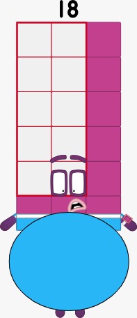 Number Blocks 18 Sign Numberblocks 18 Is Inflating! by urduboy on DeviantArt