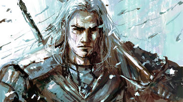 geralt fast sketch color