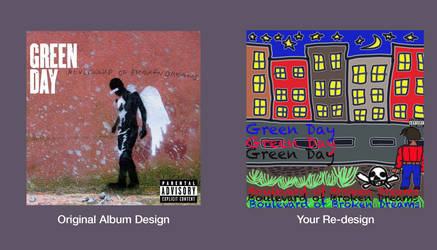 Green Day Album Redesign (Photoshop)