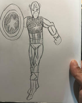 Captain America Pencil sketch 