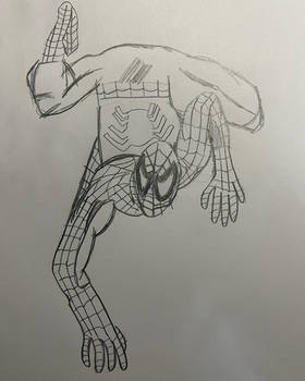 Spider-Man pencil sketch 