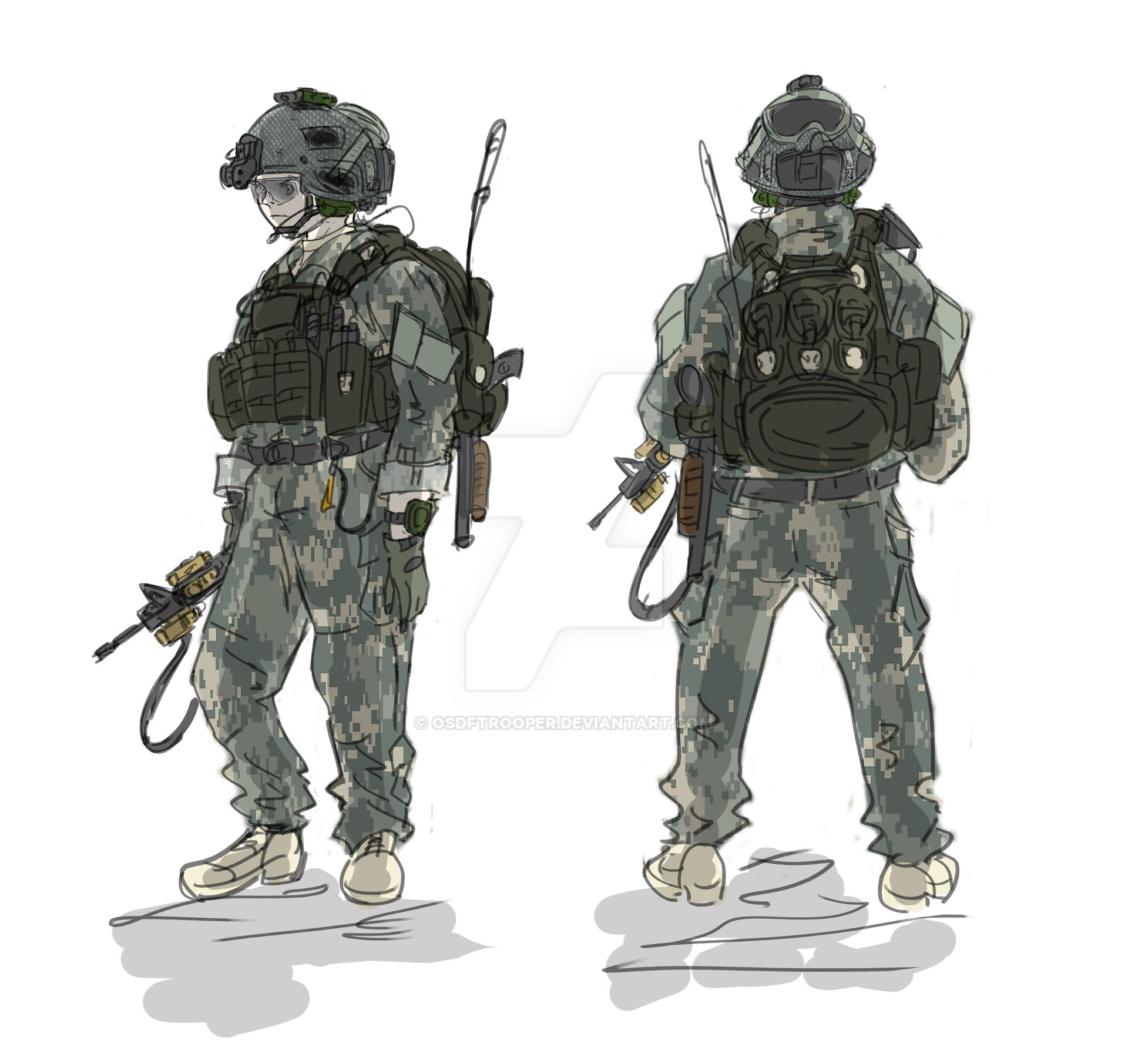 US Army Rangers (2008/Mid GWOT Period) by OSDFTrooper on DeviantArt