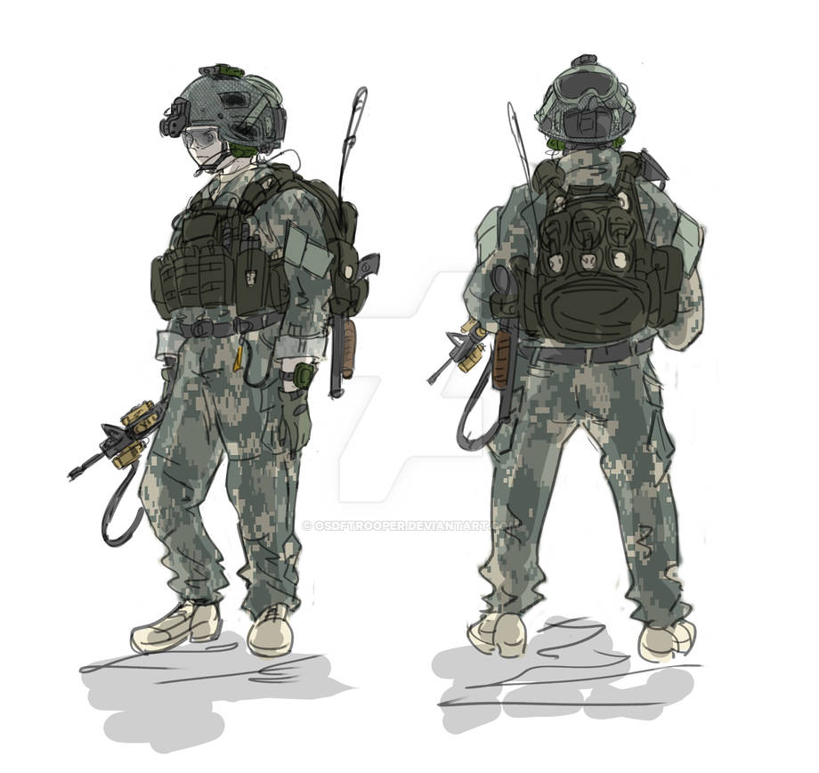 US Army Rangers (2008/Mid GWOT Period) by OSDFTrooper on DeviantArt